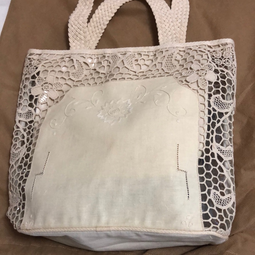 Petit point handbag/tote